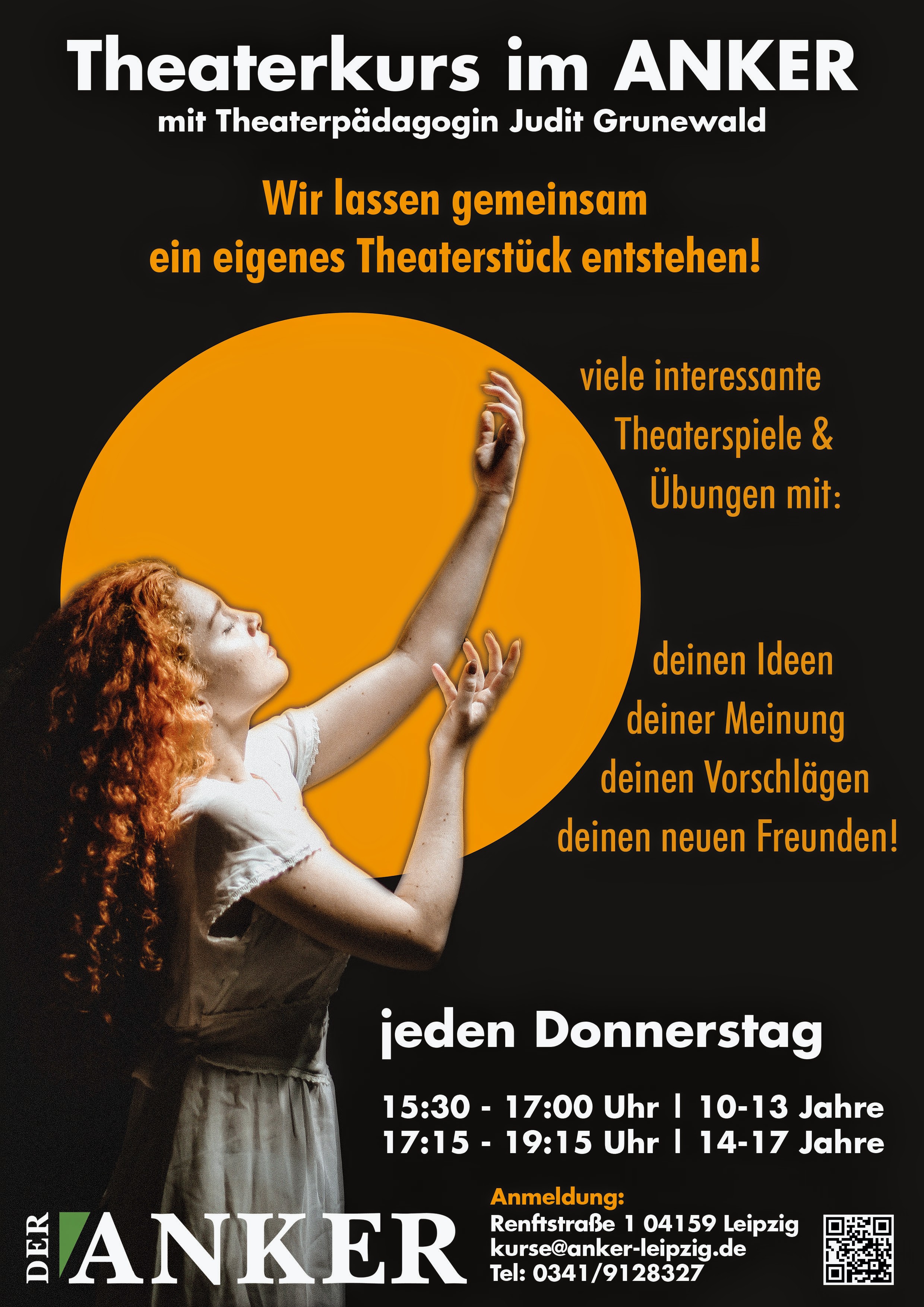 Flyer Theaterkurse